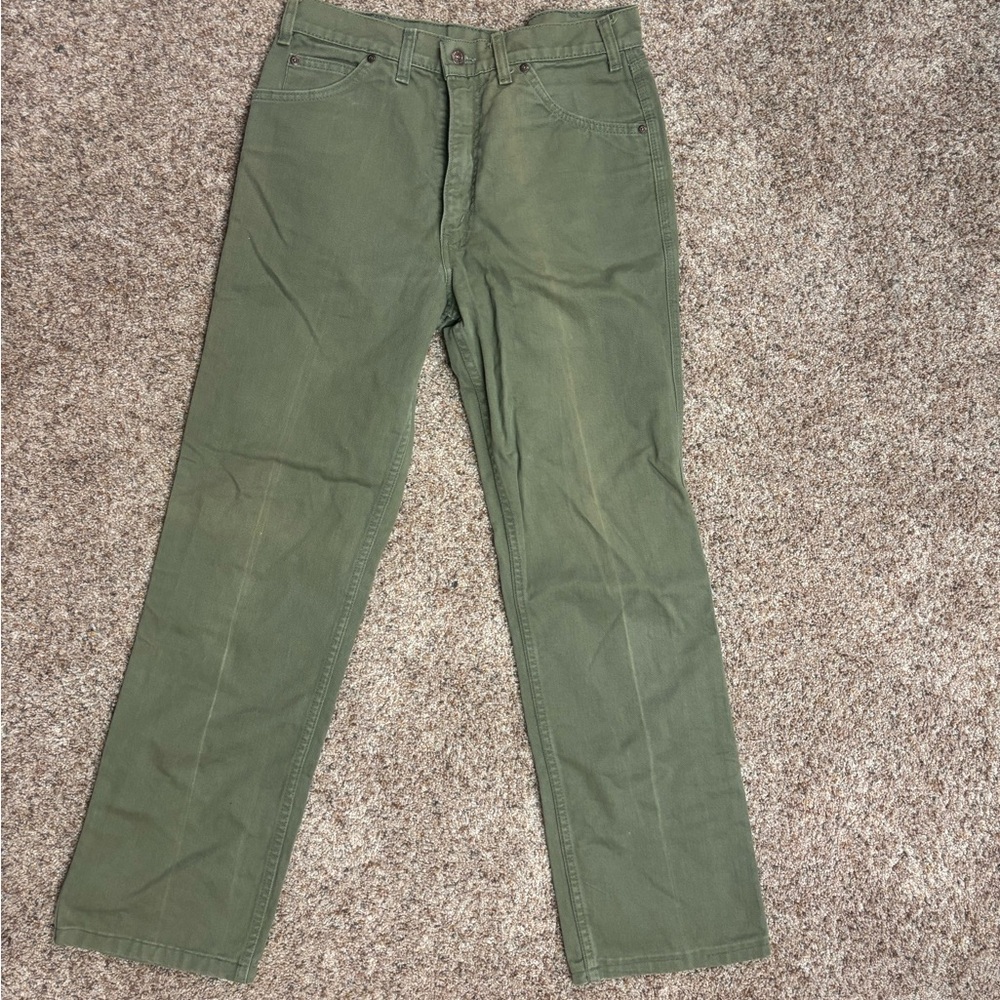 Classic Olive Levi’s Green Jeans
